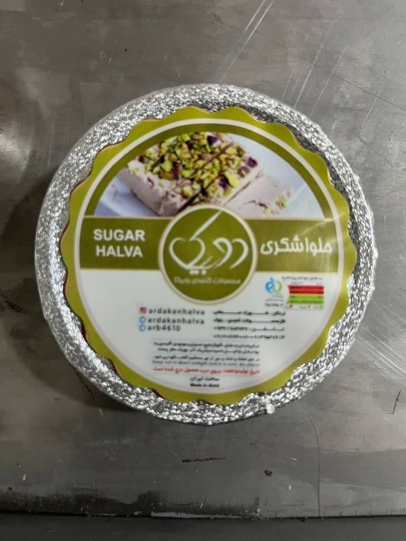 حلوا شکری تک‌نفره ۳۰ و ۵۰ گرمی تولید اردکان