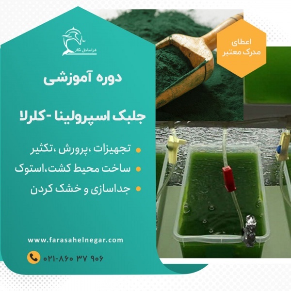 آموزش پرورش جلبک اسپیرولینا از 0 تا 100